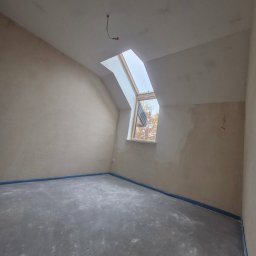 Sucha budowa g-k szpachlowanie malowanie -malowanie-agregatem