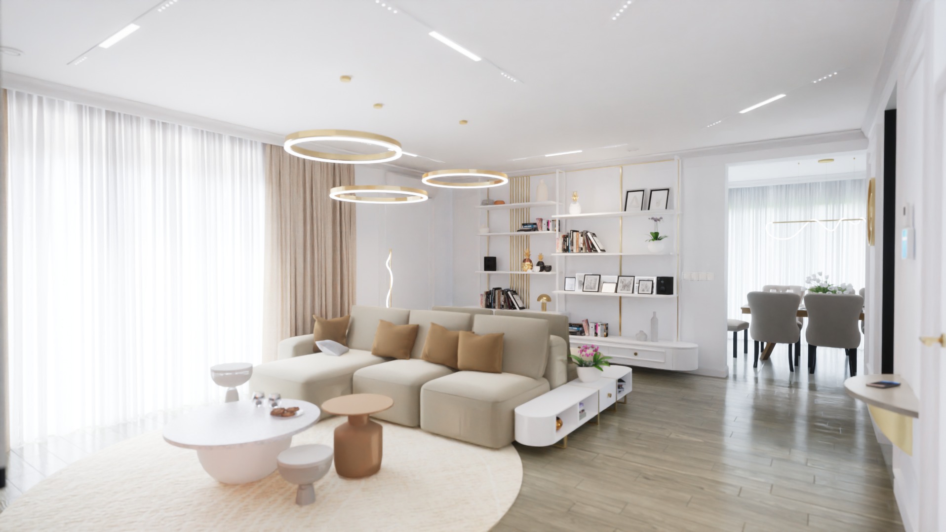 Projekt Salonu i Jadalni