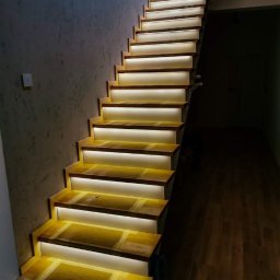 Schody drewniane Skoczów 1