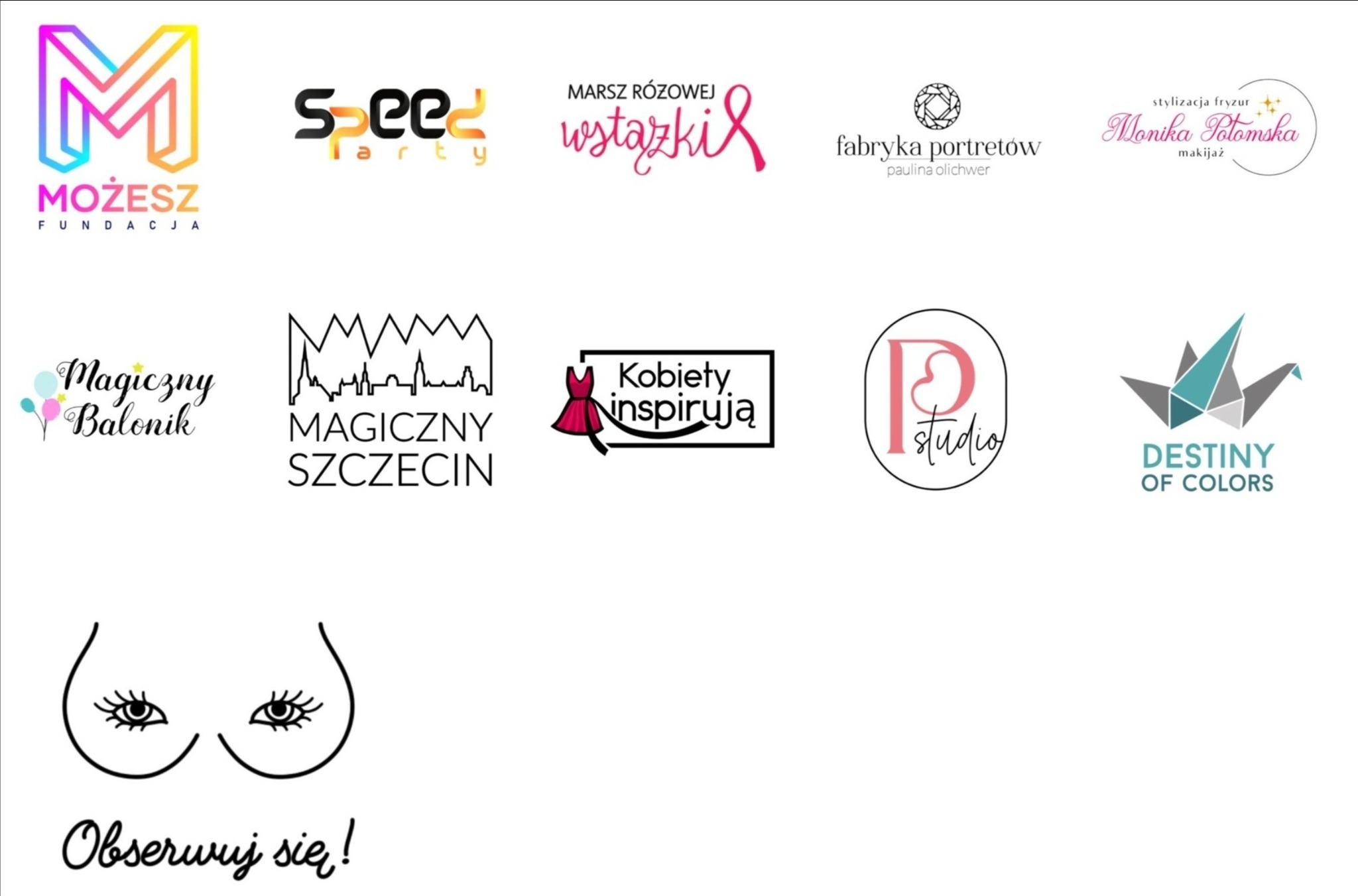 Kolekcja różnorodnych logotypów firm z branży usługowej, prezentująca kreatywne projekty graficzne z wykorzystaniem różnych stylów i kolorów.