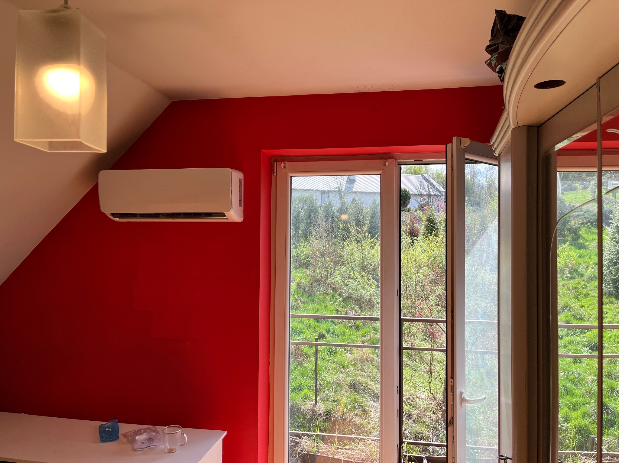 Przykładowy montaż jednostki wewnętrznej