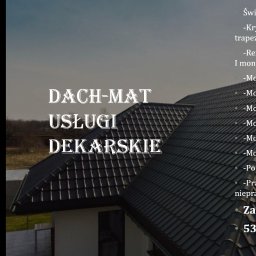 DACH-MAT - Budowa Dachu Wietlin pierwszy