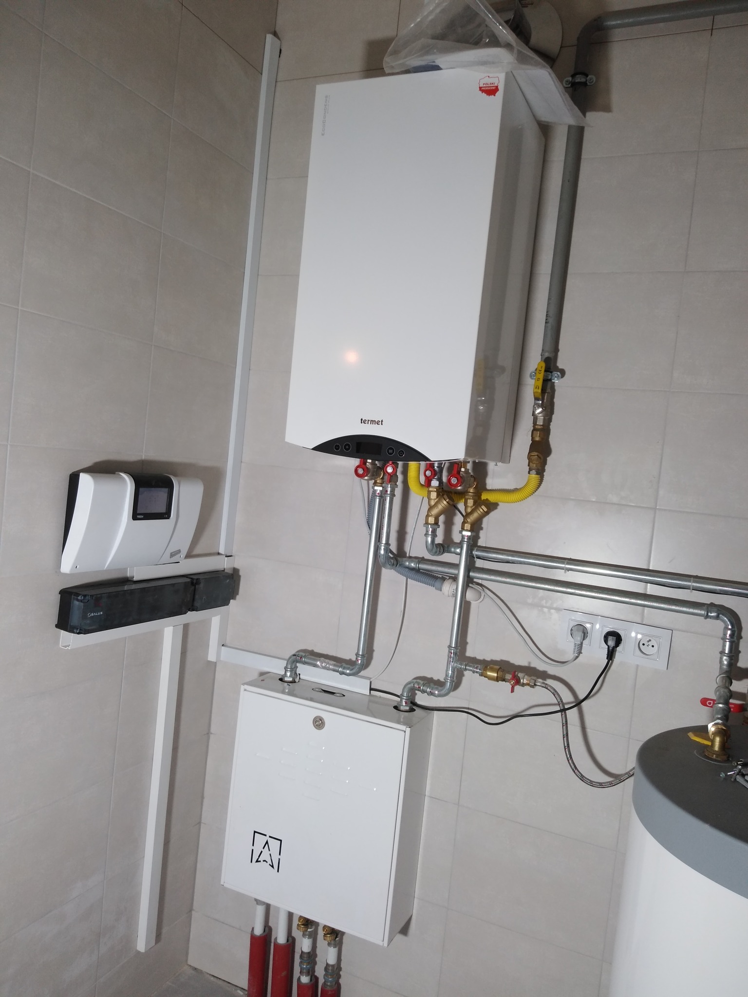 kotłownie gazowe z automatyką .