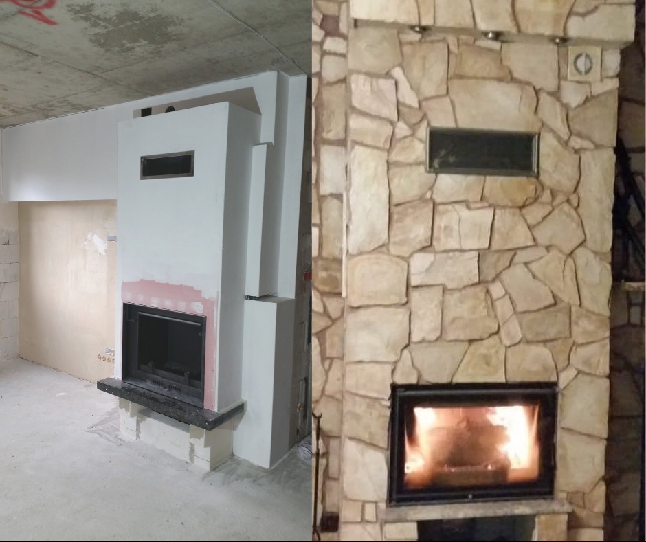 Kominki z płaszczem wodnym.