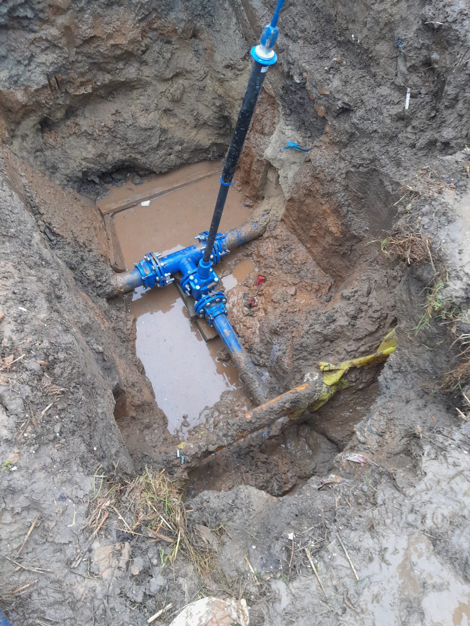 Rozbudowa sieci wodociągowej .