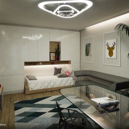 wnętrze prywatne- pokój singla