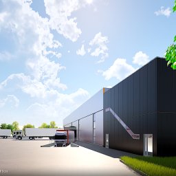 Hala magazynowa z biurowcem