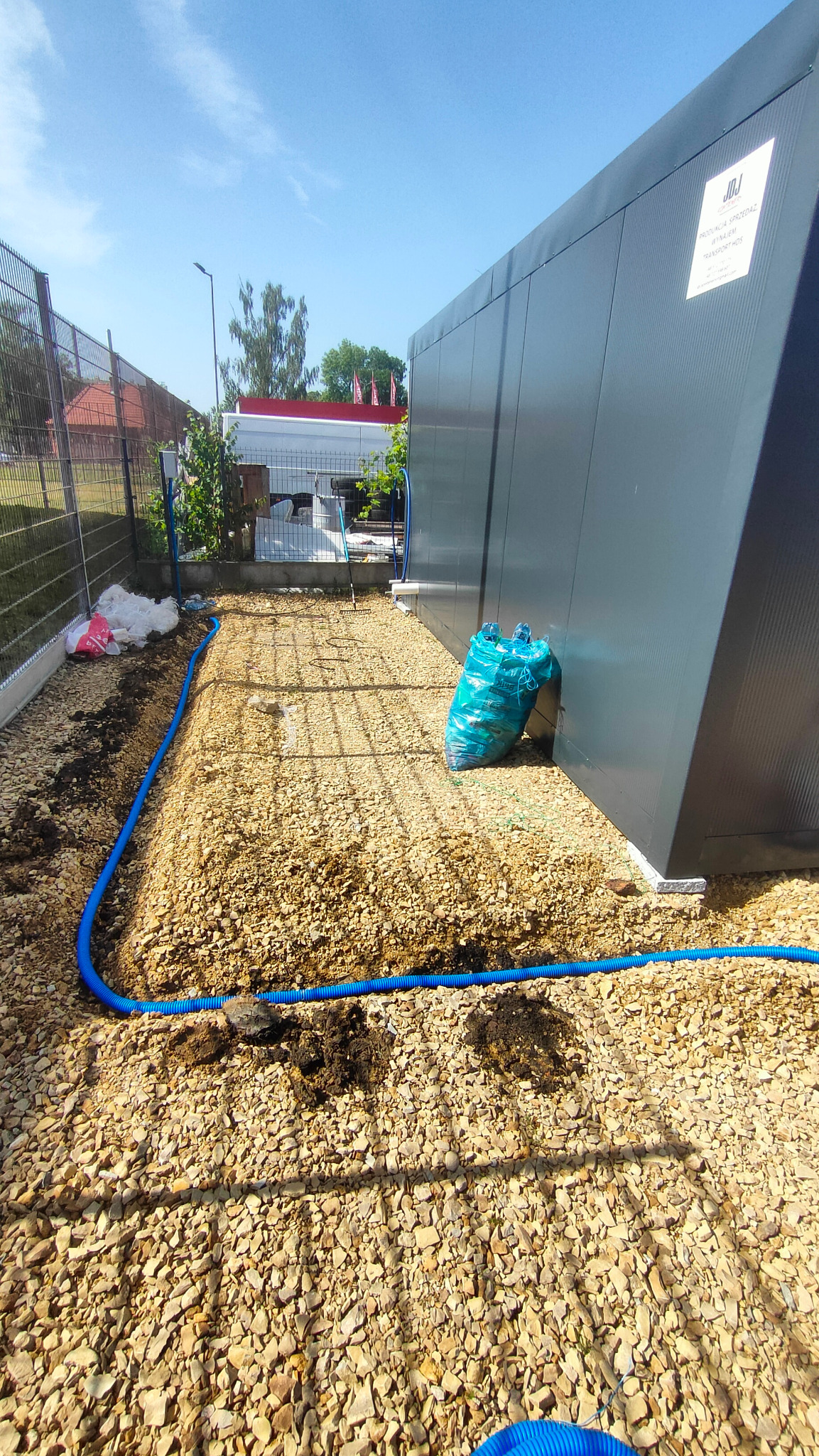 Wykonanie zasilania tymczasowego dla kontenera.