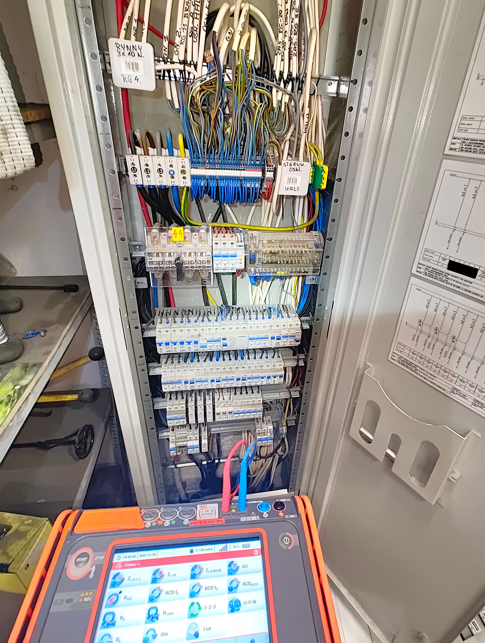 Pomiary elektryczne w zakładzie