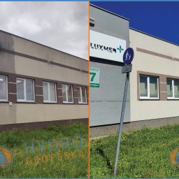 Hydro Profeska Łukasz Łuczkowski - Mycie elewacji - przygotowanie pod malowanie.