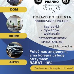 Pranie tapicerki Piaseczno 2