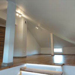 Grzegorz Siembida-Wykończenia wnętrz - Poddasze wykonane od podstaw w starym budownictwie