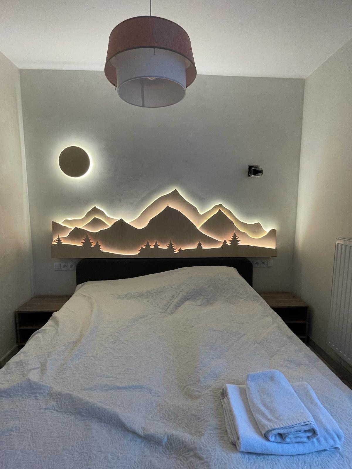 Wezgłowie z podświetleniem LED