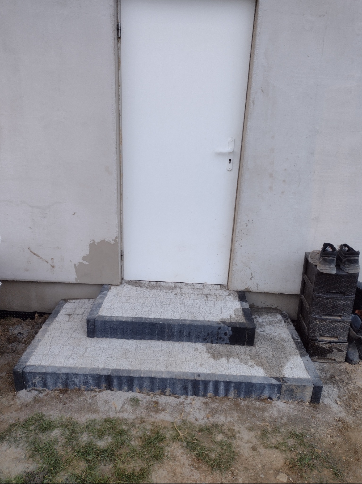 Na zdjęciu widać pracę która zrobiłem w jeden dzień z wykopem.