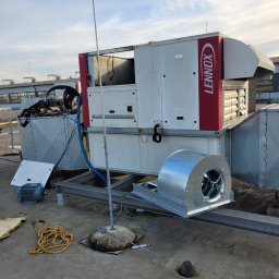 Wymiana wentylatora nawiewu Rooftop Lennox