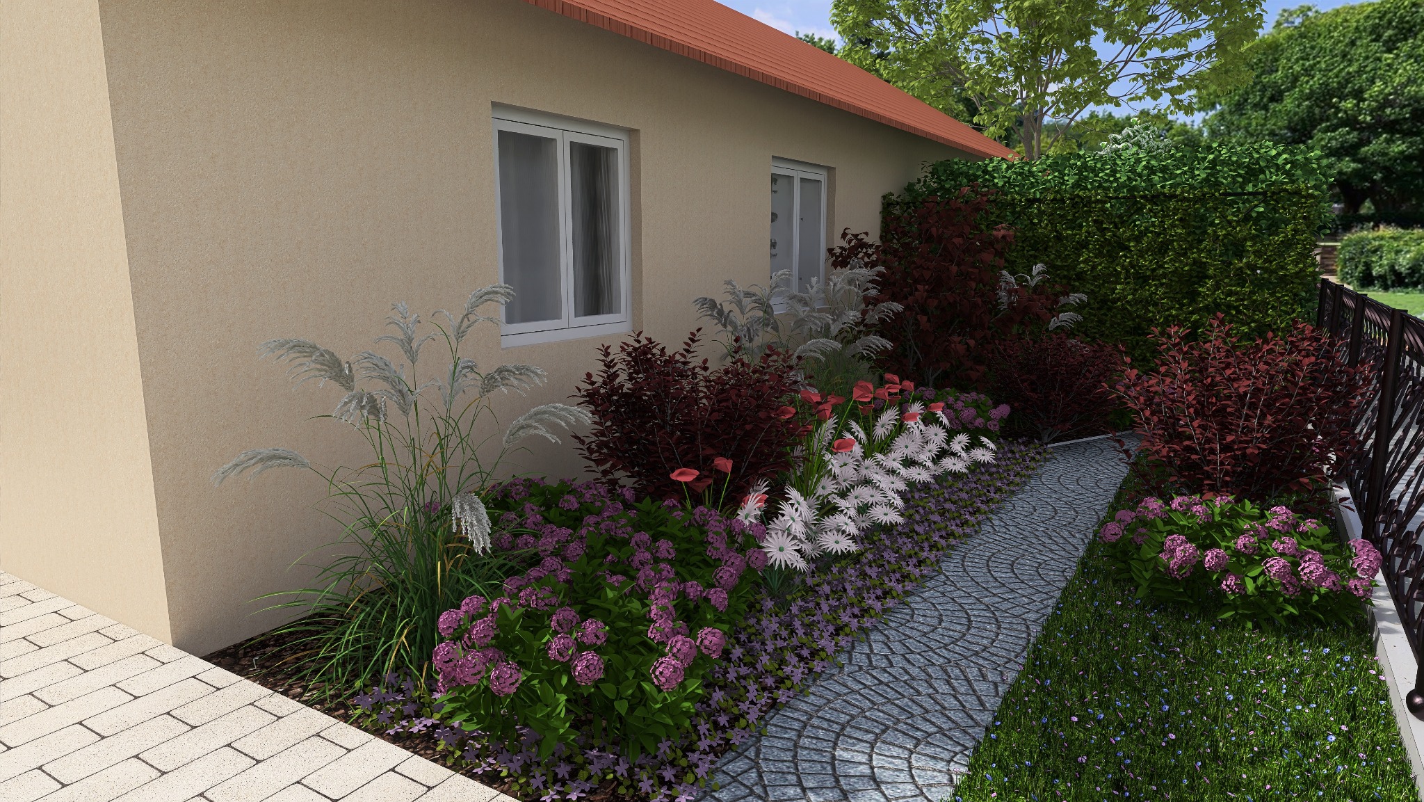 Przedogród łatwy w utrzymaniu