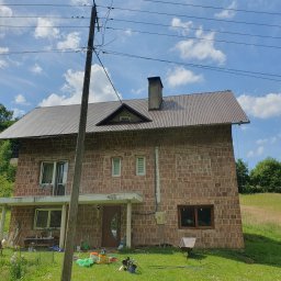 Jakub Pisarek Usługi - Dach po kompleksowym zabezpieczeniu przed korozją.