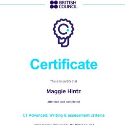 BC Certificate C1 Advanced