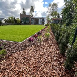 Szmaragd Andrii Salamandra - Obrzeża z kostki, wygodne dla robota koszoncego