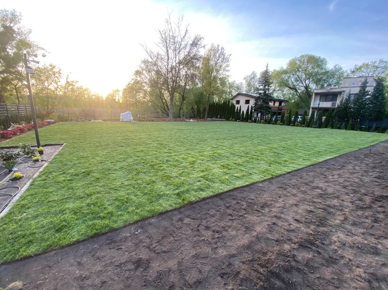 Trawa z rolki zapewnia natychmiastowy efekt, ponieważ jest już wyhodowana i gotowa do użycia.