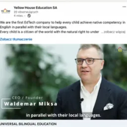 Realizacja dla Yellow House English - film wizerunkowy, wizytówka firmy.