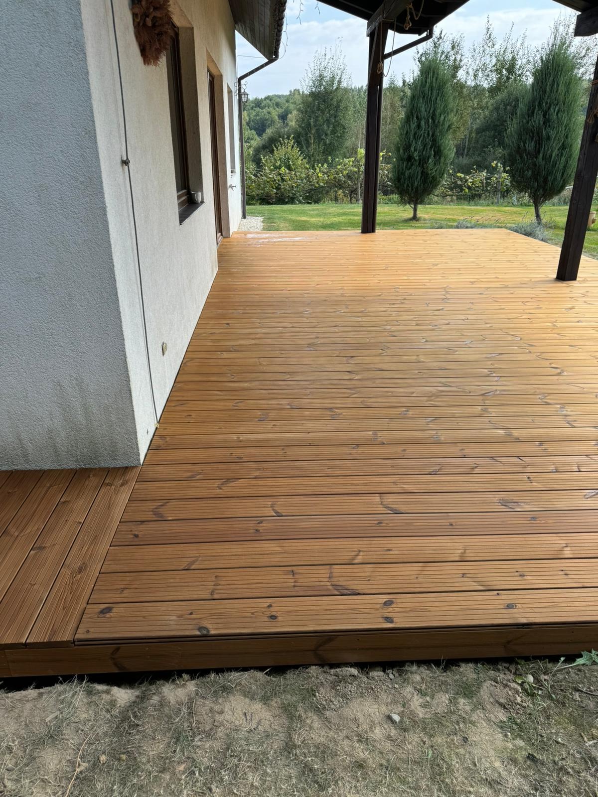 Deska termo sosna z ukrytym montażem