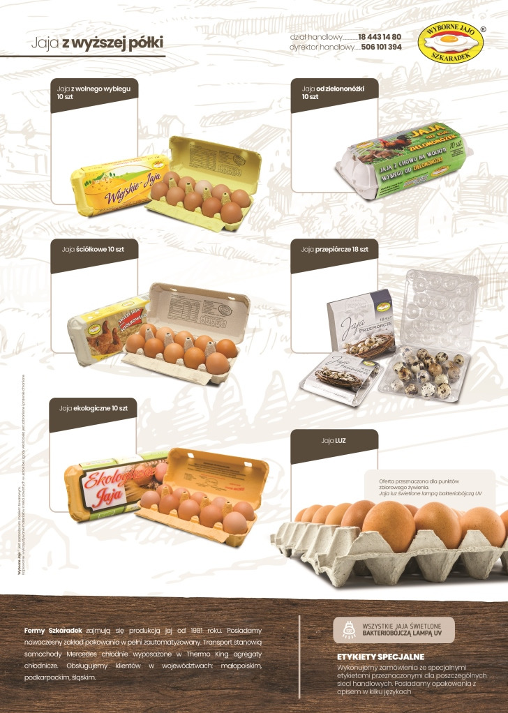 Jaja z wyższej półki Fermy Szkaradek