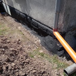 Odkopywanie, izolacja fundamentów