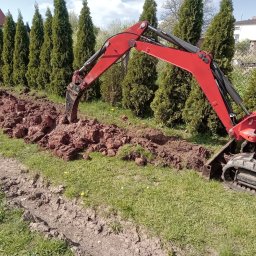 Łyżka kablowa, wąska na 20 cm, wys. 80 cm