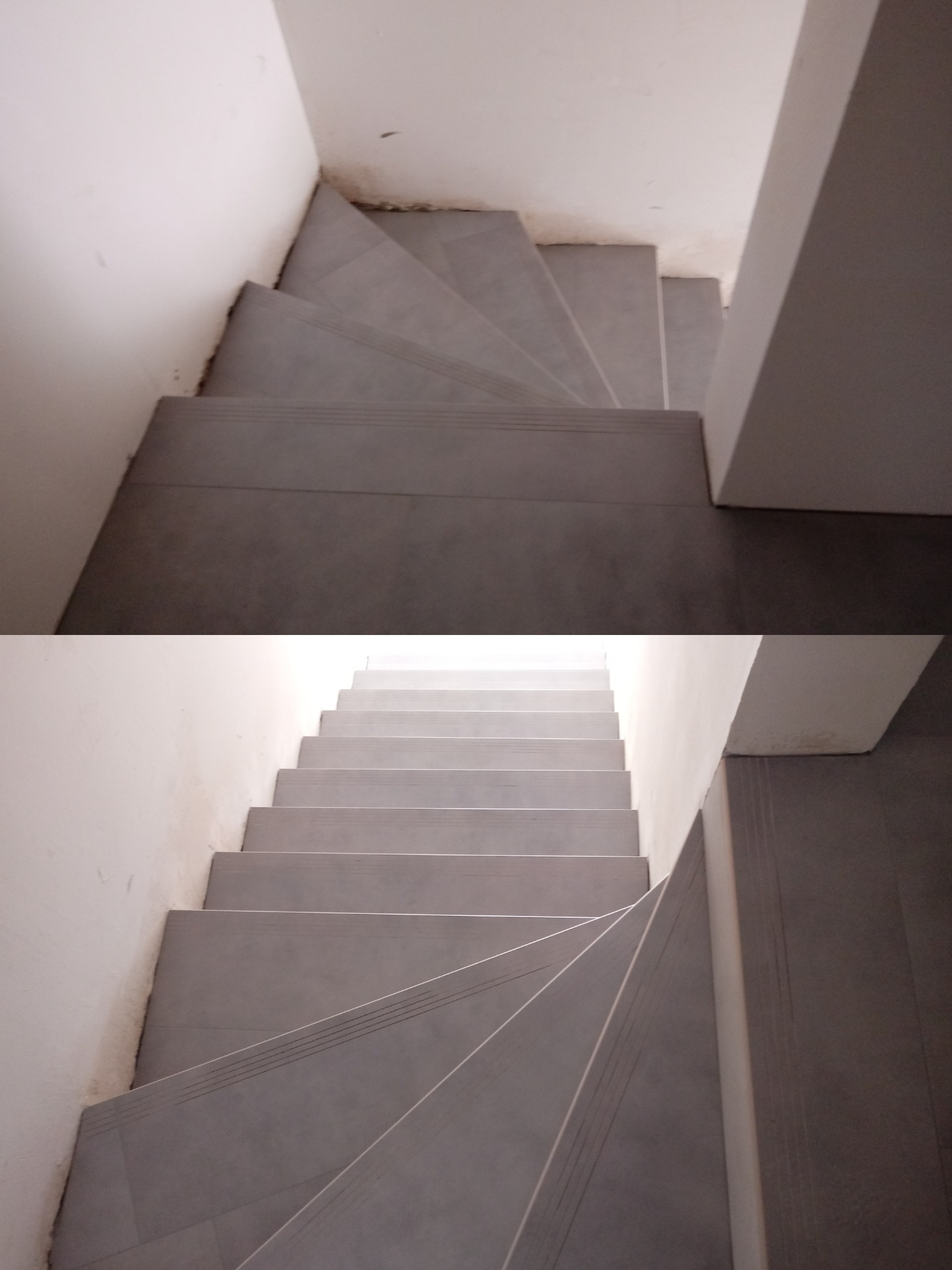 Schody zabiegowe płytki gresowe 120cm/30cm