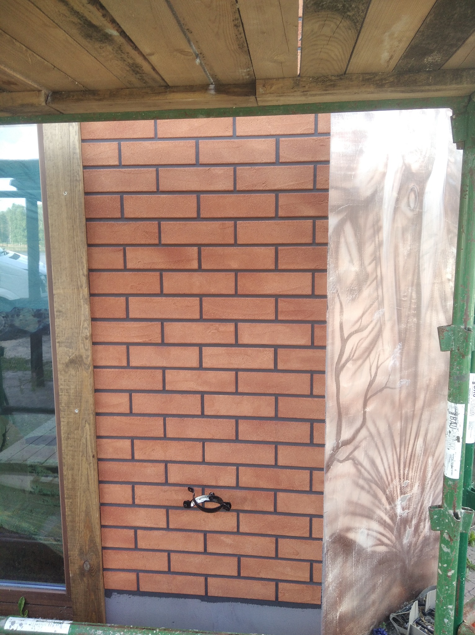 Imitacja cegły płytki elastyczne elewacyjne