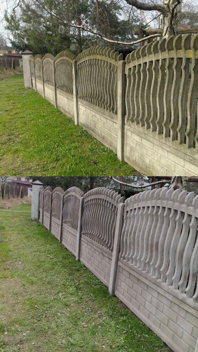 Mycie płotu i impregnacja