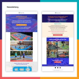 Buzz Makers Digital Marketing Sonia Sokół - Newsletter firmy Smart Plac prezentujący miasteczka ruchu drogowego z dofinansowaniem, konkurs na kreatywne wykorzystanie naklejek podłogowych i przykładowe realizacje.