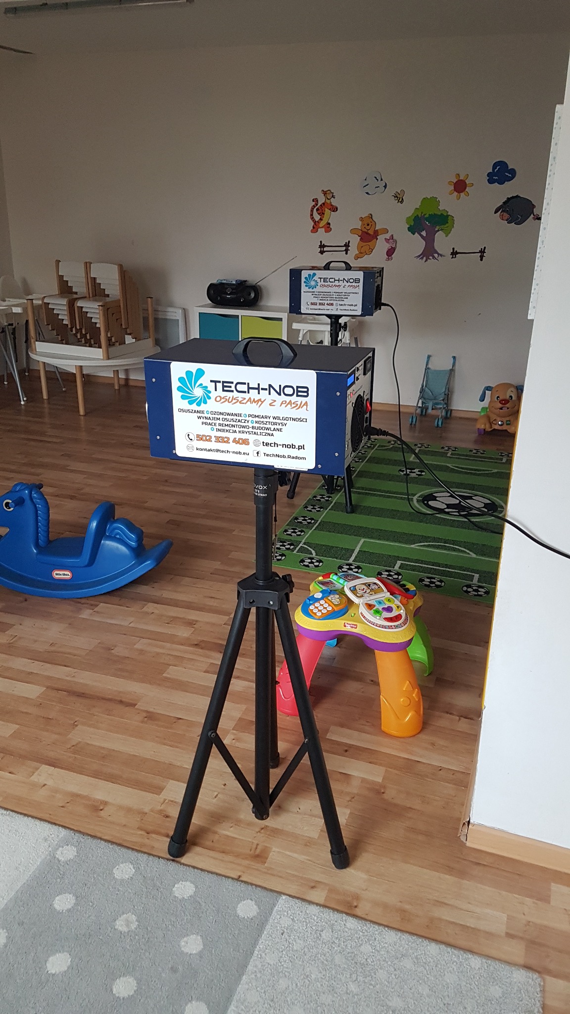 Dezynfekcja - ozonowanie przedszkola