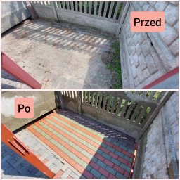 Mycie kostki brukowej Wieluń 1