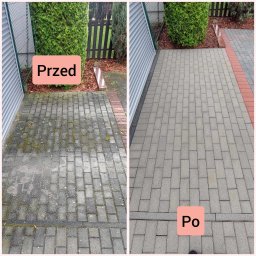 Mycie kostki brukowej Wieluń 2