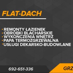 GRZEGORZ BRZEZOWSKI Flat-Dach Usługi Dekarskie - Remont Łazienki Grzęska