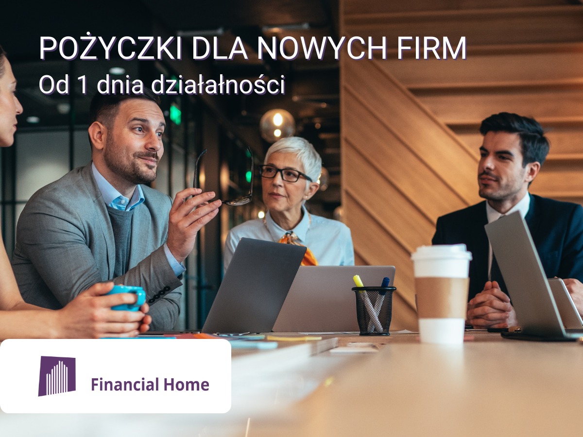 Oferujemy pożyczki dla Firm od pierwszego dnia działalności. Ważny jest dla nas Biznesplan.