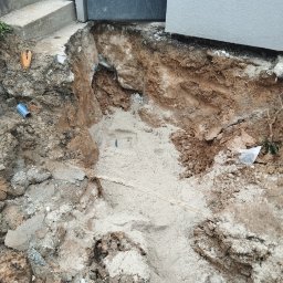 Przyłącze wod kan Lipowa 1