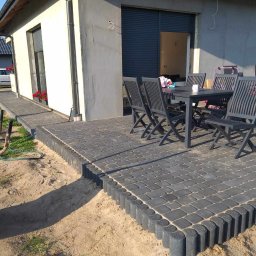 Układanie kostki brukowej KAMIEŃ WIELKI 4