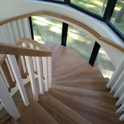 Schody drewniane Śliwice 2