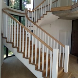 Schody drewniane Śliwice 1