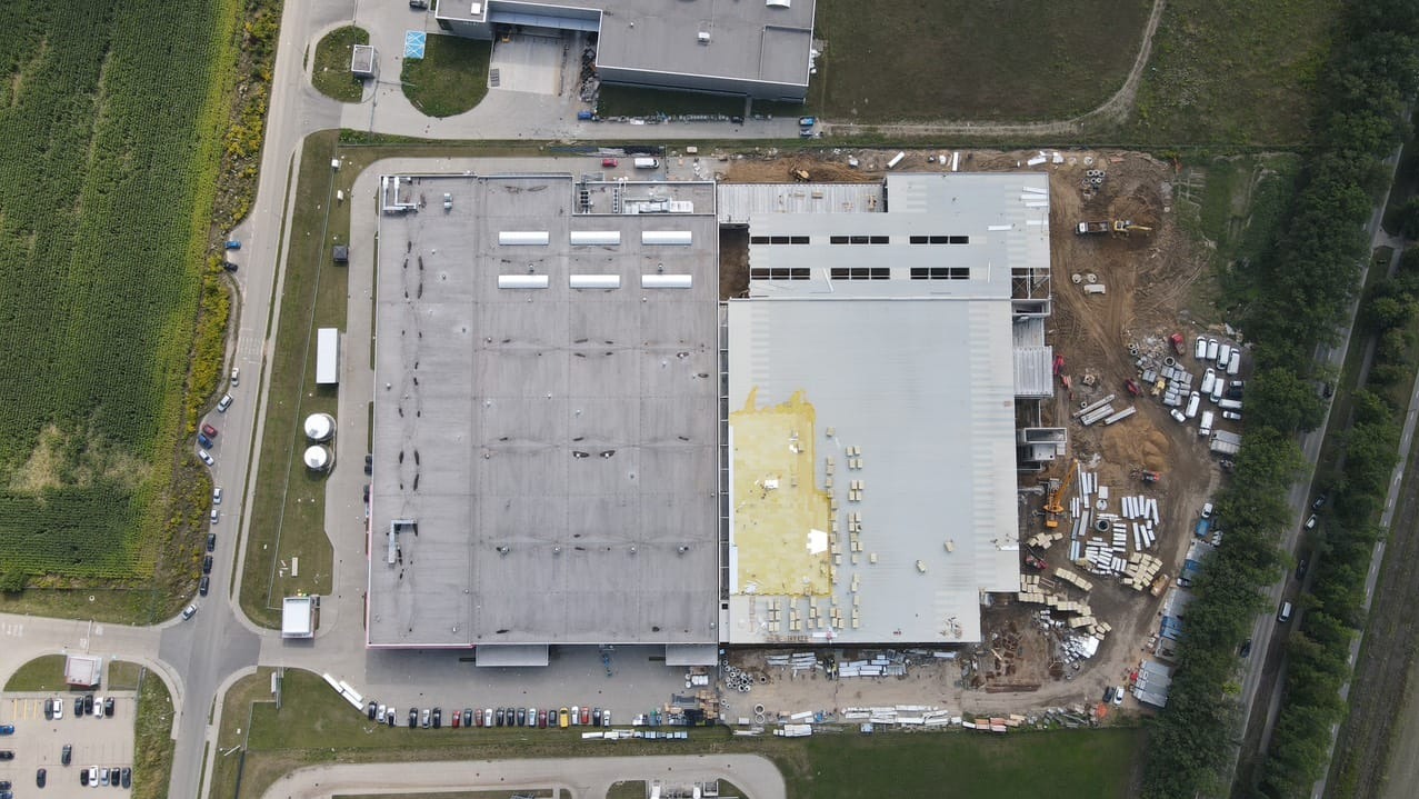 Budowa drugiego etapu hali produkcyjno-magazynowej z zapleczem socjalnym KET II w Zabrzu