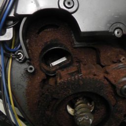 uszkodzona zsypka w ekspresie Saeco