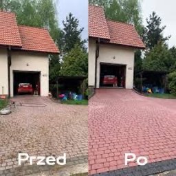 Mycie kostki brukowej Podegrodzie 2