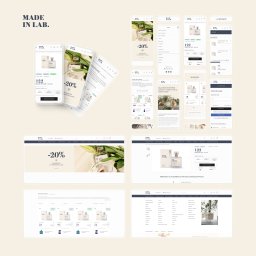 Unlimitech Sp. z o.o. - Projekt sklepu internetowego z branży kosmetycznej: responsywne ekrany na urządzeniach mobilnych i desktopach, prezentujące ofertę perfum marki Made in Lab, z widocznymi promocjami, bestsellerami...