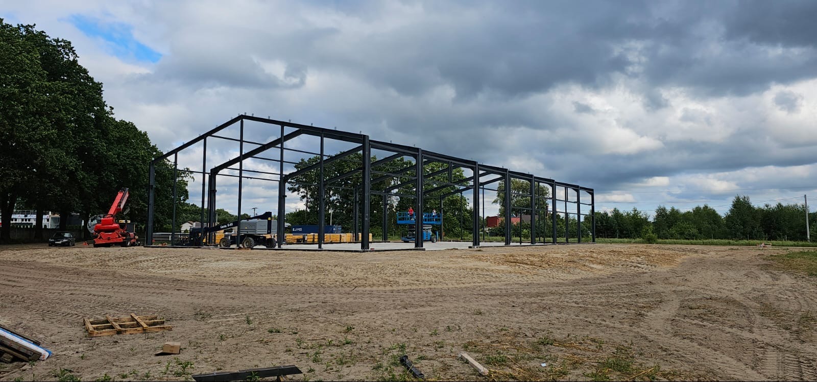 Hala 800 m2 firma Nesto Przyłęk