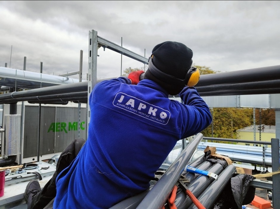 Instalacja wody lodowej - Szpital, Tarnowskie góry.