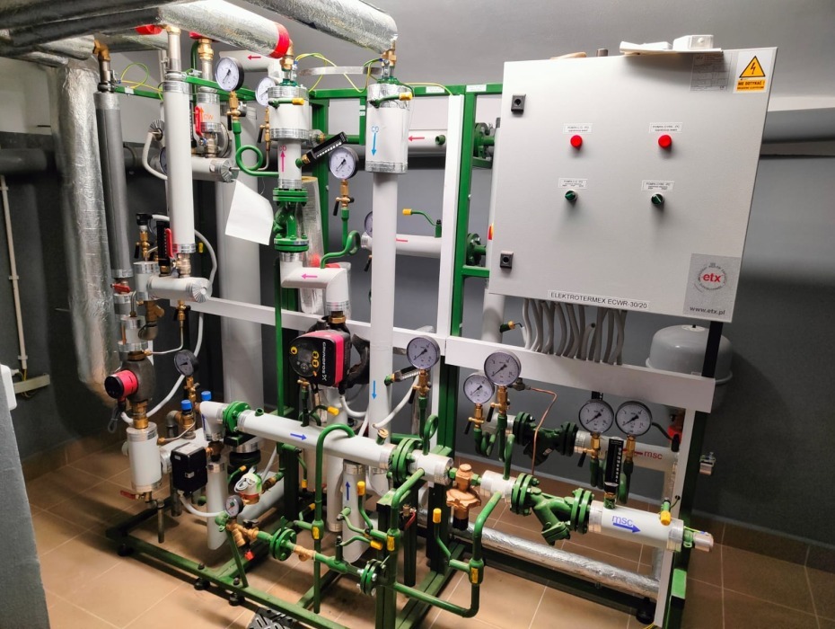 Instalacja CO, CWU, ZW, oraz C.O. w budynku wielorodzinnym- Bytomska, Mysłowice