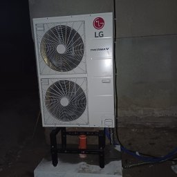 Montaż pompy ciepła typu split 12kw 